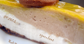 Bavarois spéculoos poires