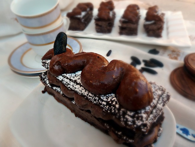 recette mille feuille au chocolat